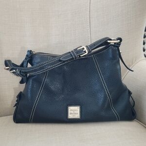 Dooney and Bourke Pebbled Leather Hobo Bag
